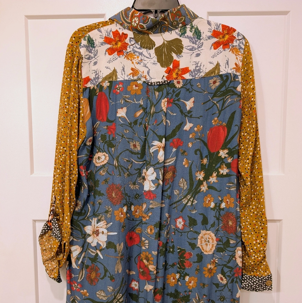 John Mark Tunic Blue/Gold M - Picture 8 of 16